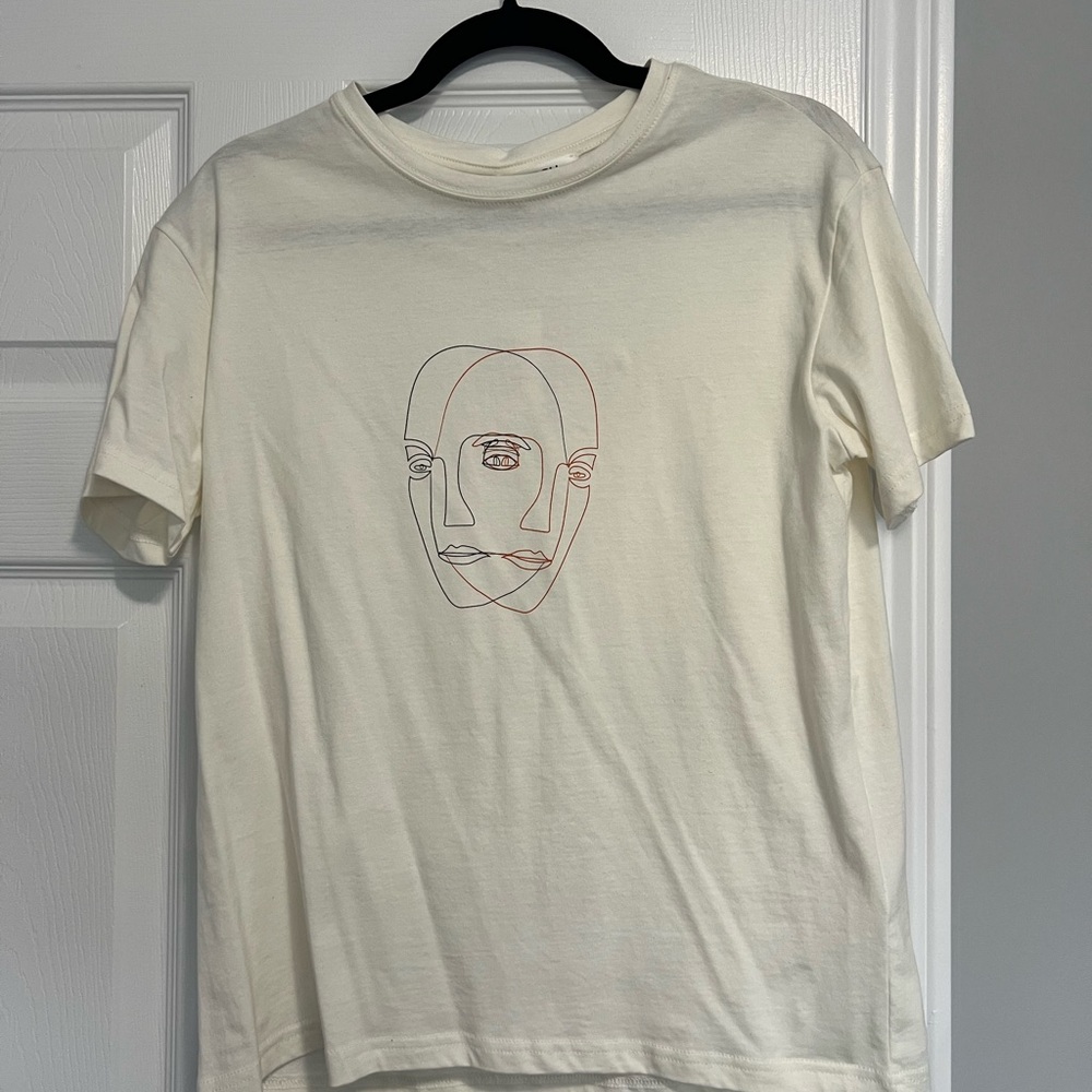 Moss Copenhagen Cream Graphic T-Shirt
